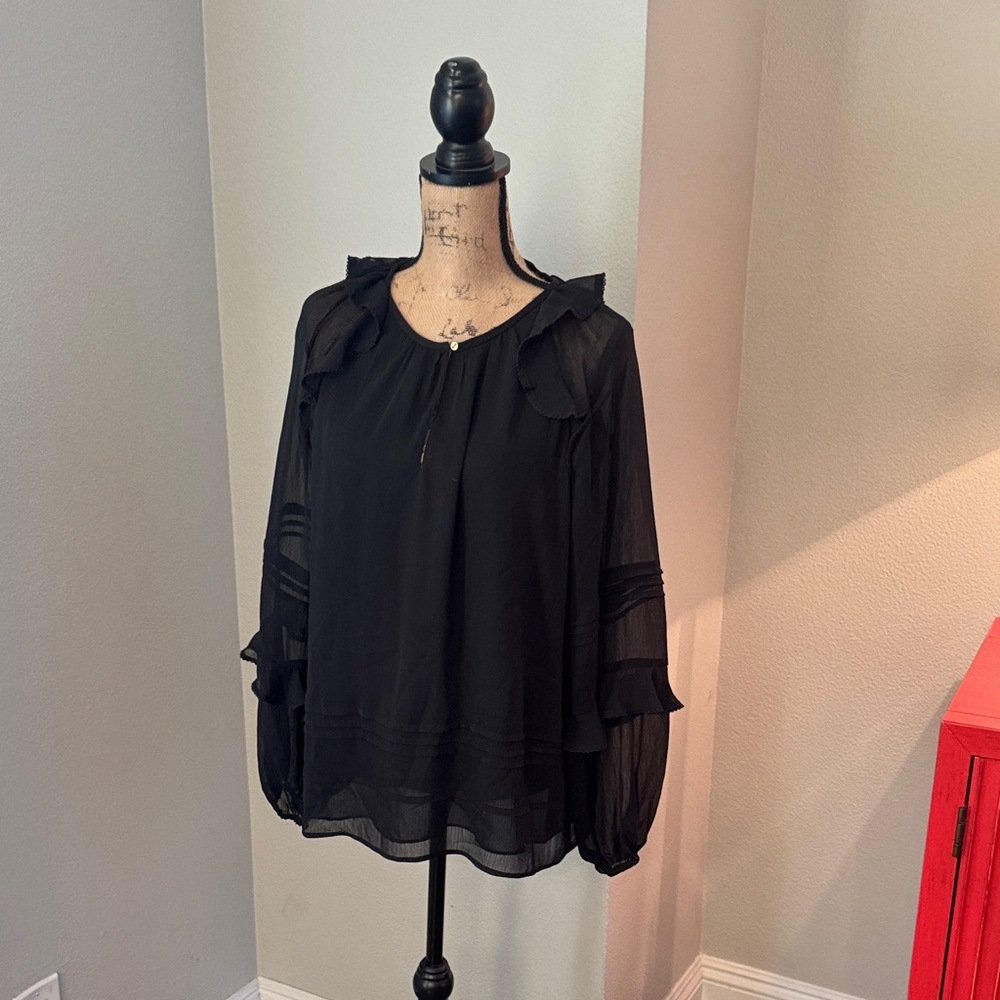 Ann taylor Elegant Black Women's Top